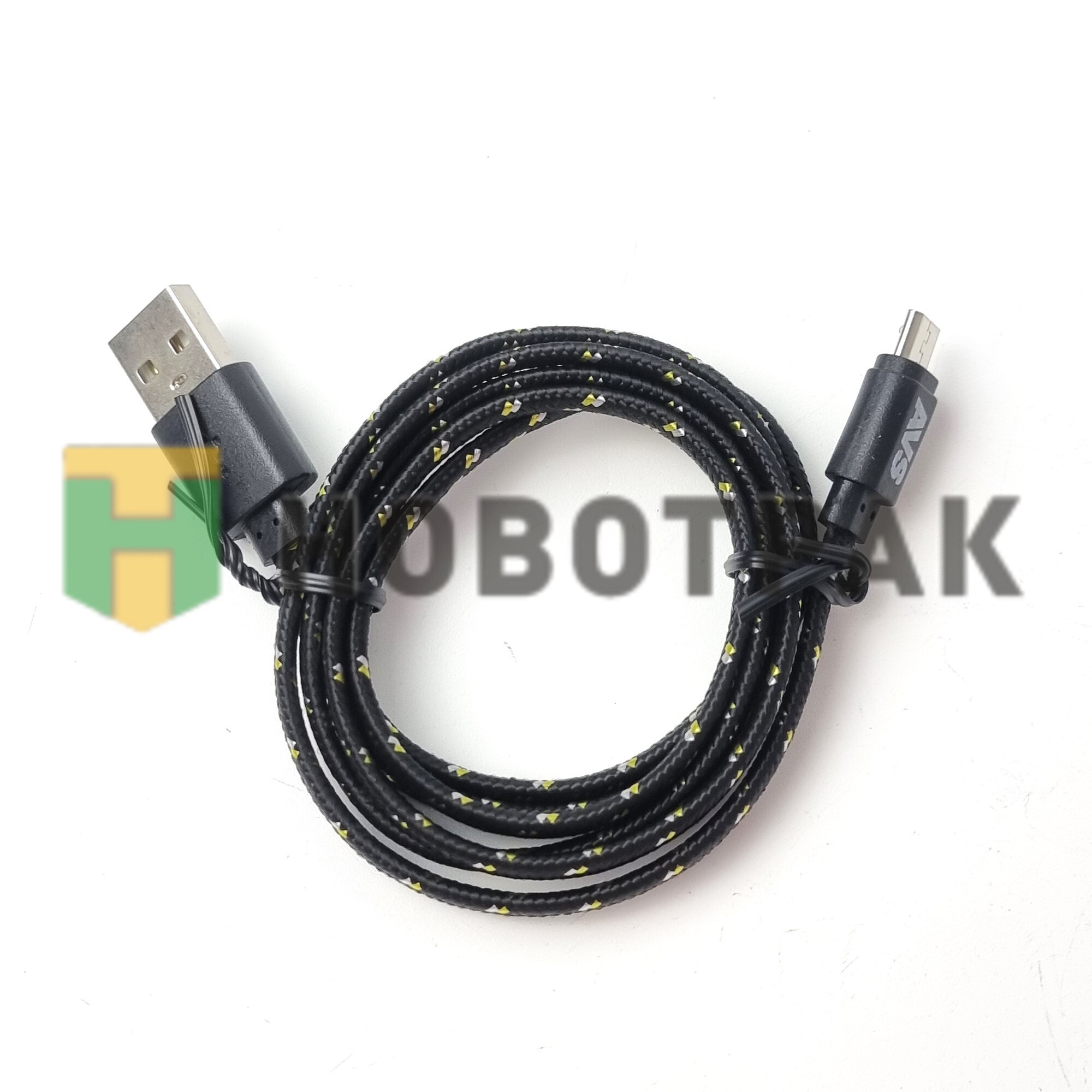 Кабель micro USB (1м) плоский текстиль A78607S