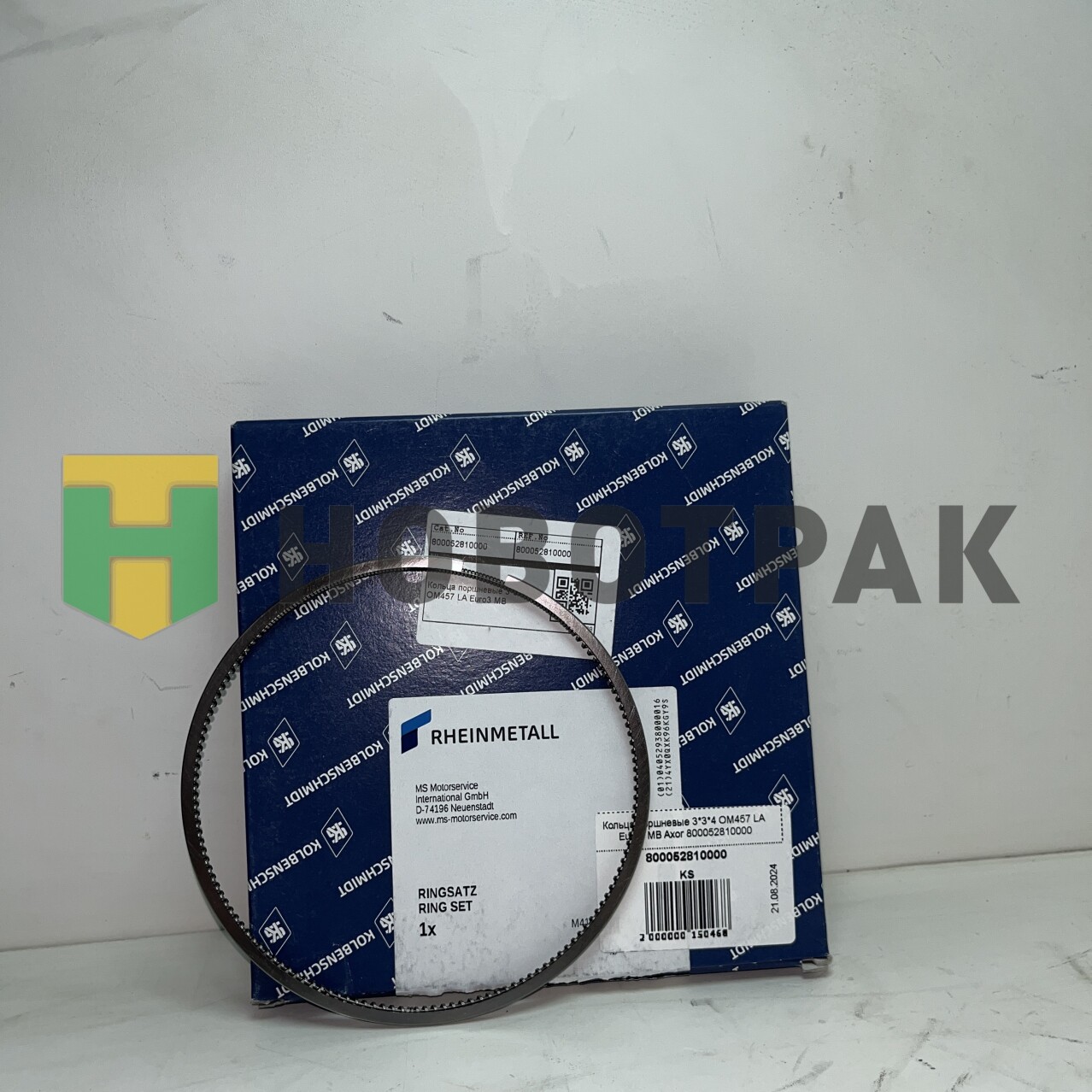 Кольца поршневые 3*3*4 OM457 LA Euro3 MB Axor 800052810000