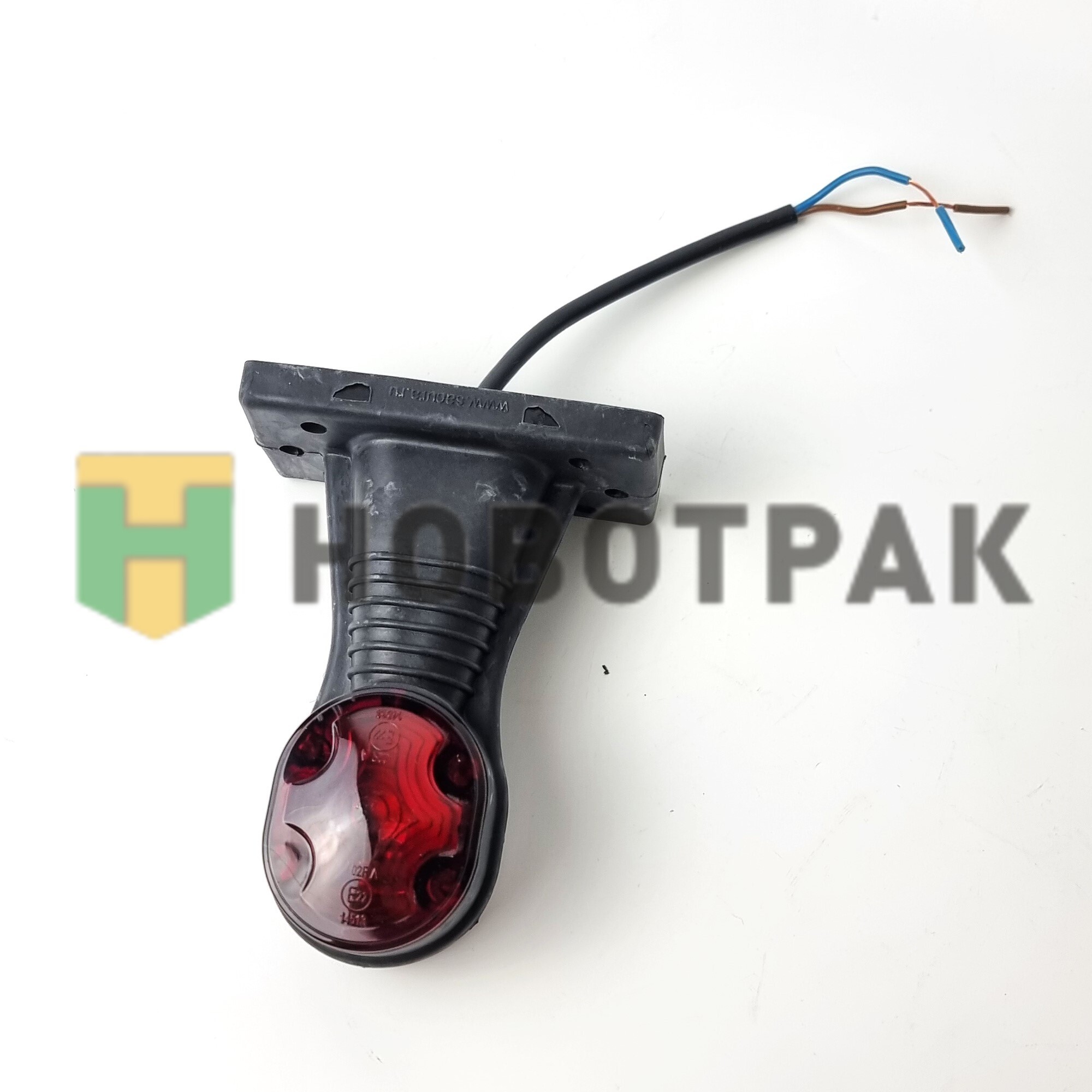 Фонарь габаритный правый LED на прямой ножке без разъема ФГ00П04