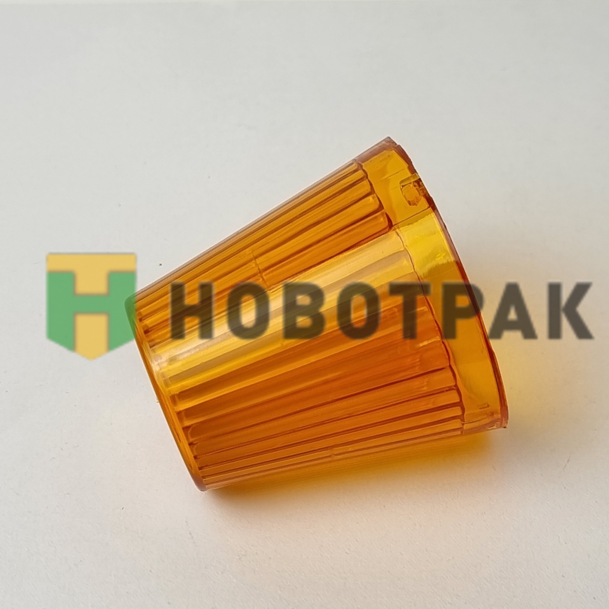 Стекло фонаря автопоезда, оранжевое