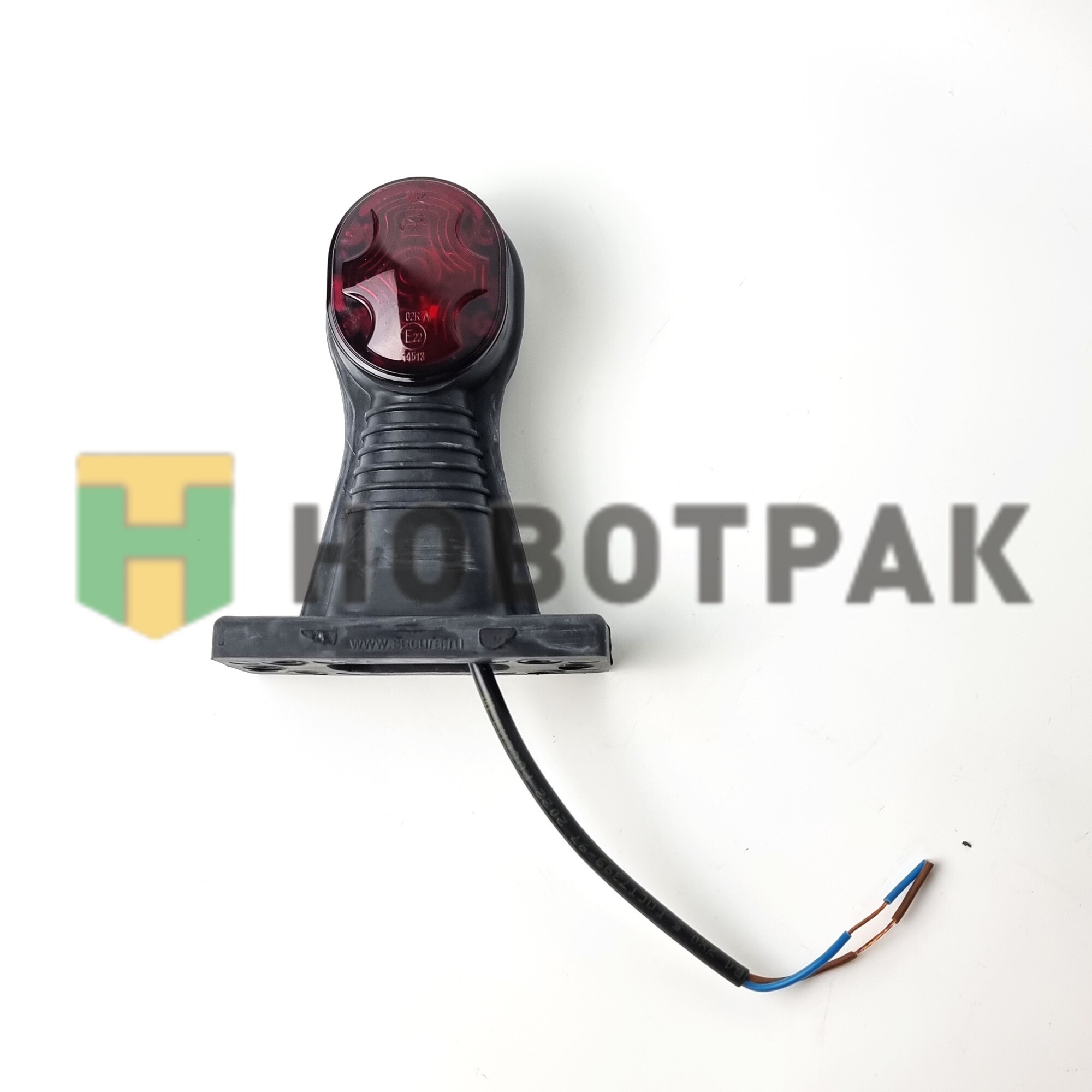 Фонарь габаритный левый прямой LED на ножке, без разъема ФГ00Л04
