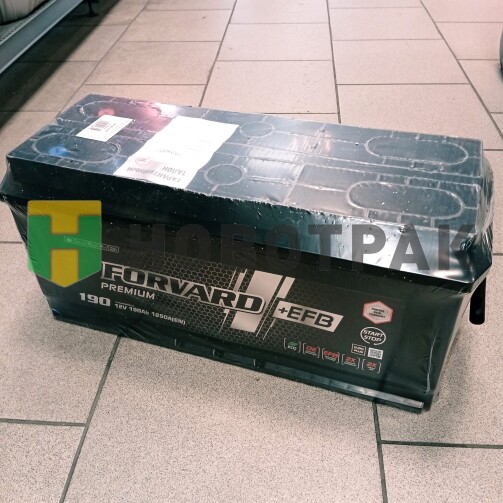 Аккумуляторная батарея FORVARD EFB 6СТ-190 (КАМАЗ) 190N(3)D519012MFL