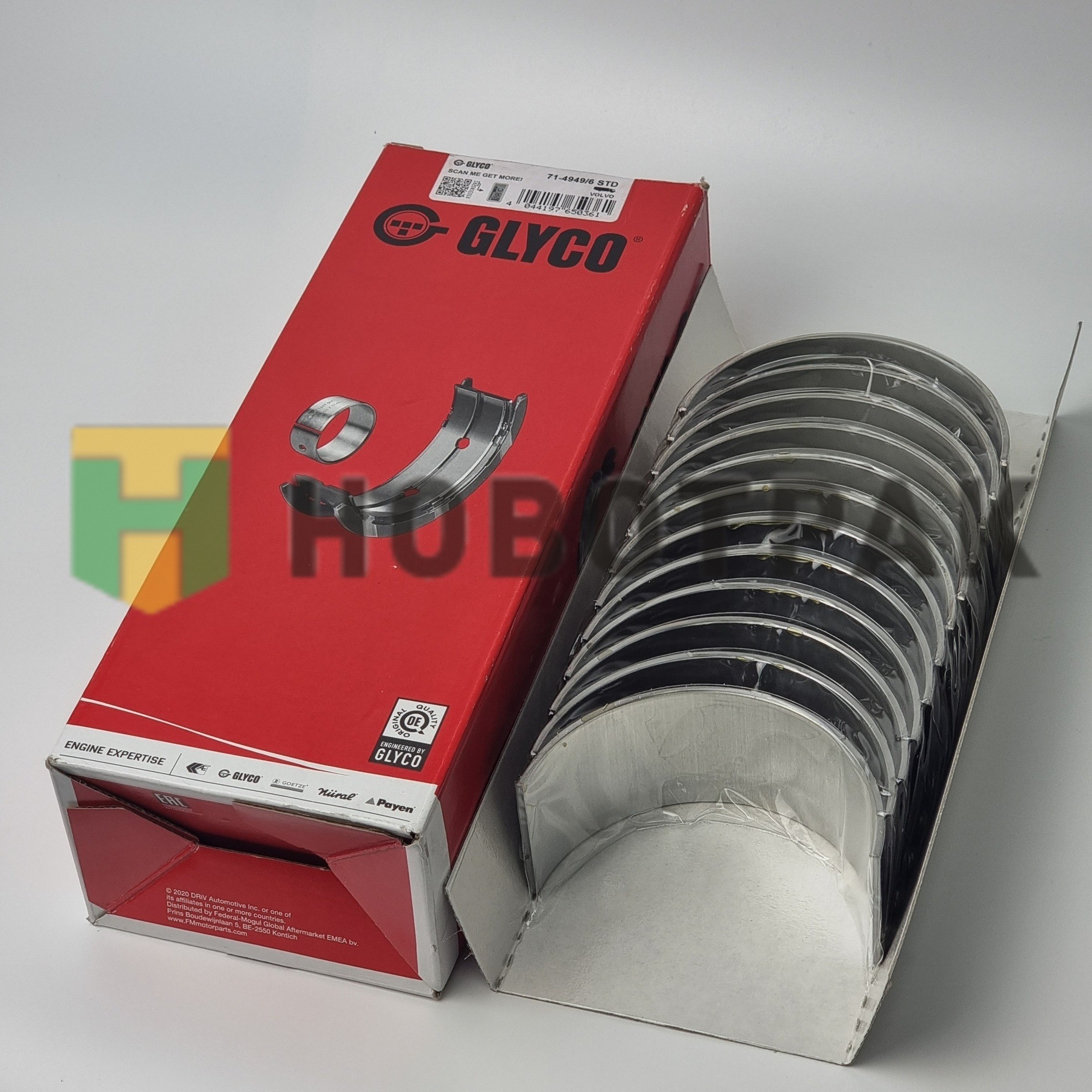 Вкладыши шатунные к-т STD SPUTTER VOLVO FH/FM дв.D13A/D13B