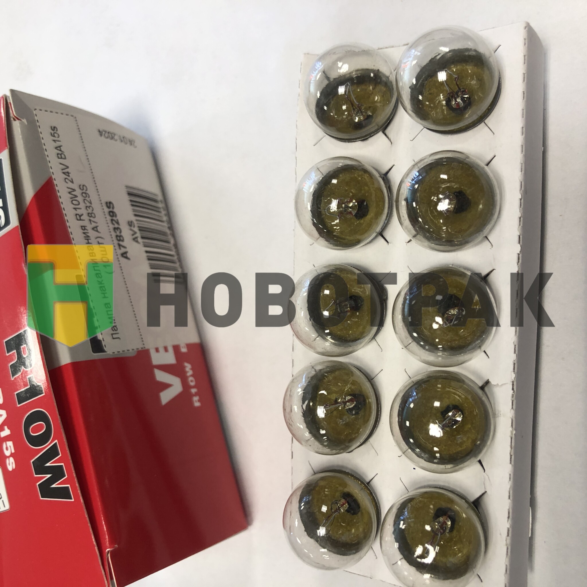 Лампа накаливания R10W 24V BA15s (10шт) A78329S