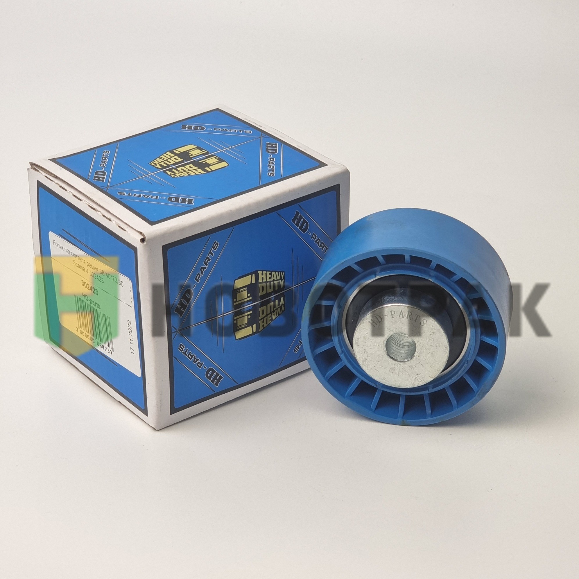 Ролик натяжителя ремня 38/40*73/80 Scania 4 302423