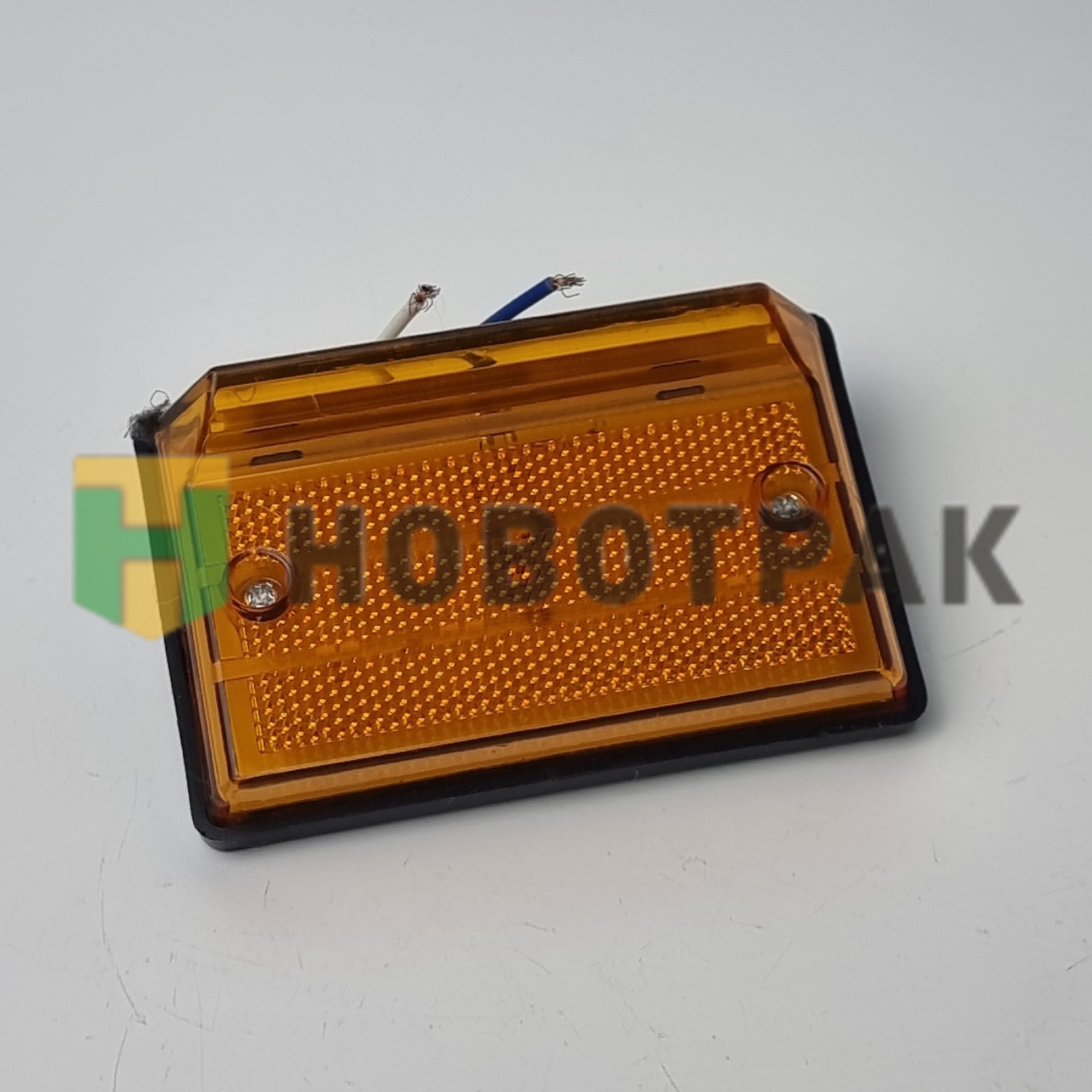 Фонарь габаритный боковой LED оранжевый (с подсветкой колеса) 0213731