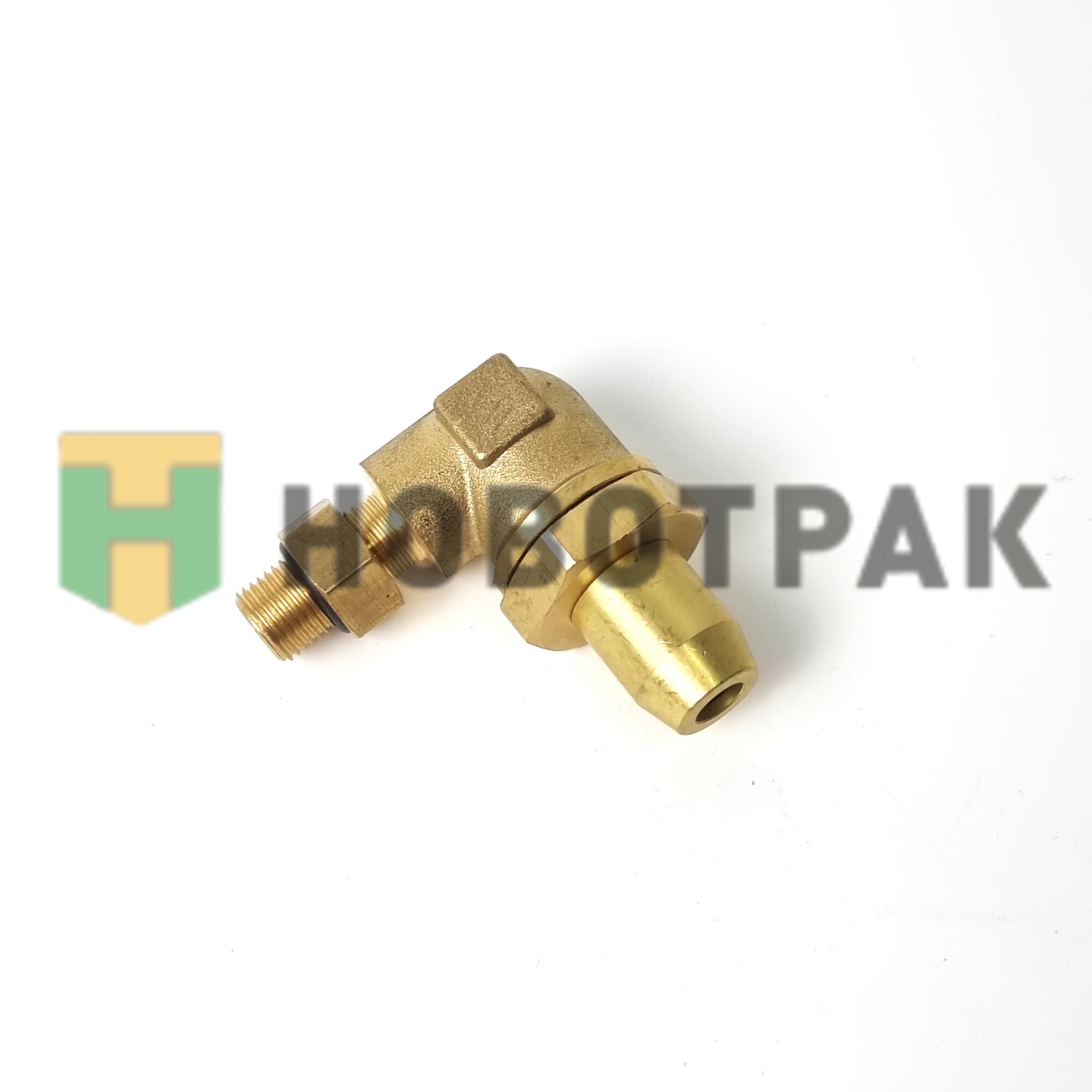 Фитинг угловой (латунь) 6-M10x1 INF111006L