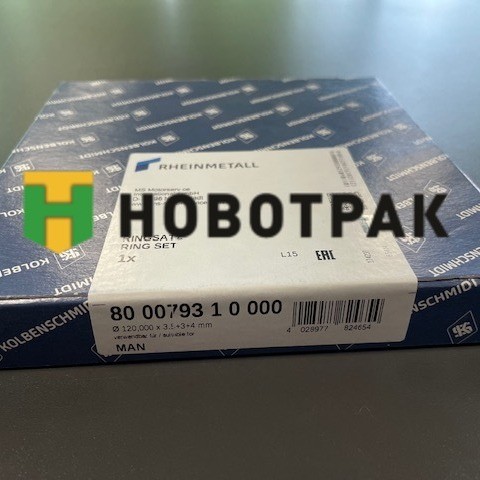 Кольца KS поршневые d120 3.5x3x4/1\ MAN TGA/TGS/TGX D2066 LF25-28/40-43