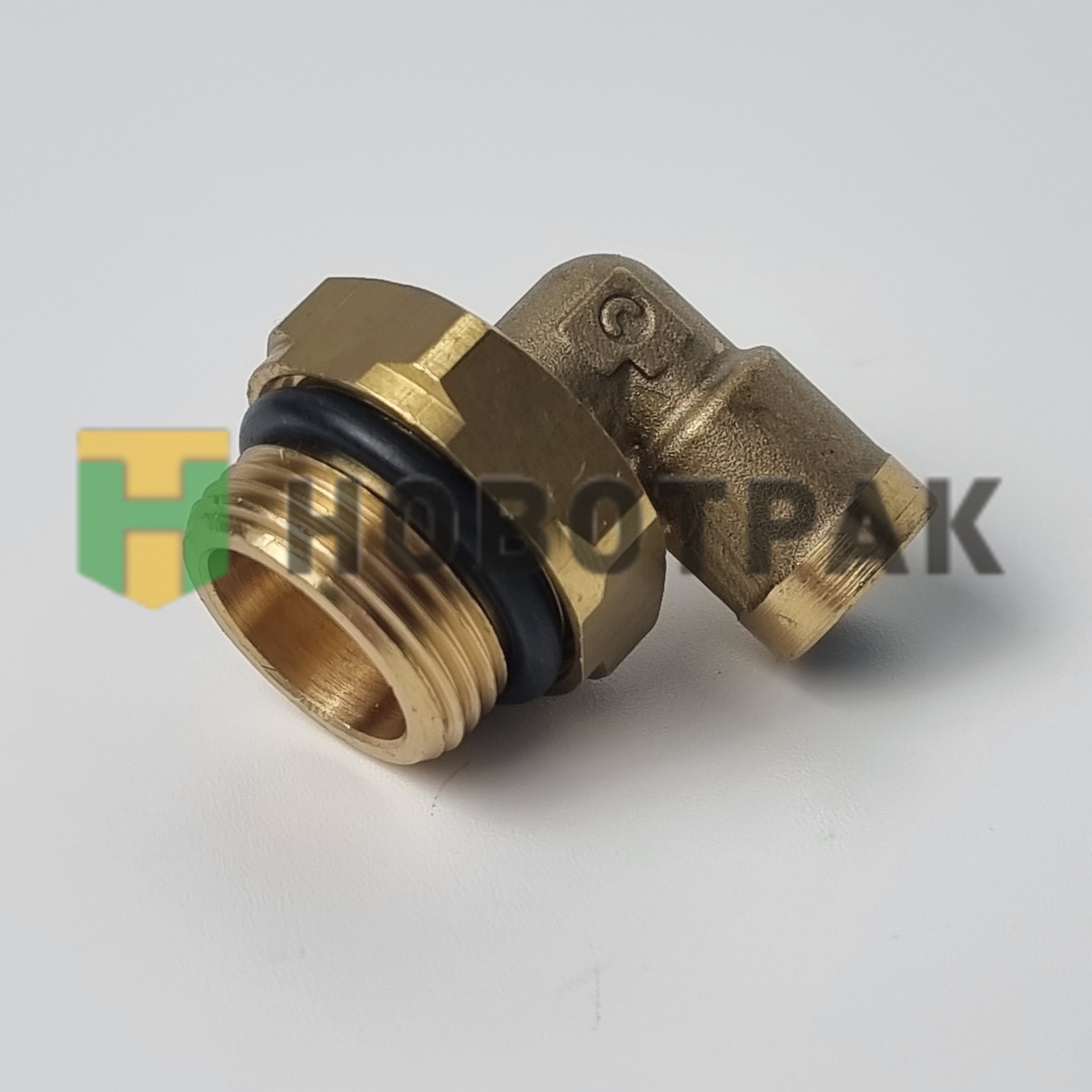 Фитинг угловой (латунь) 6-M22x1.5 95026M22X15