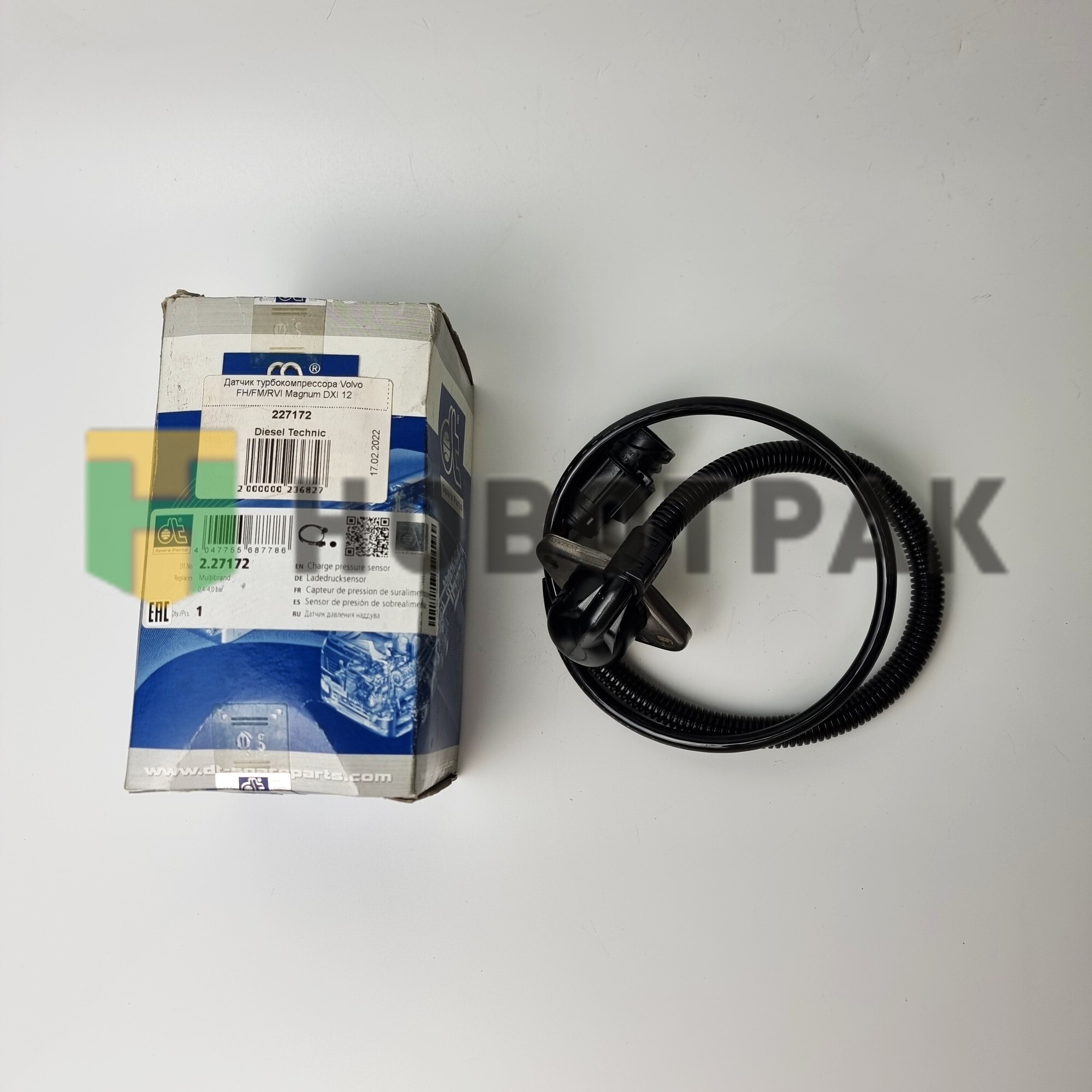 Датчик турбокомпрессора Volvo FH/FM/RVI Magnum DXI 12