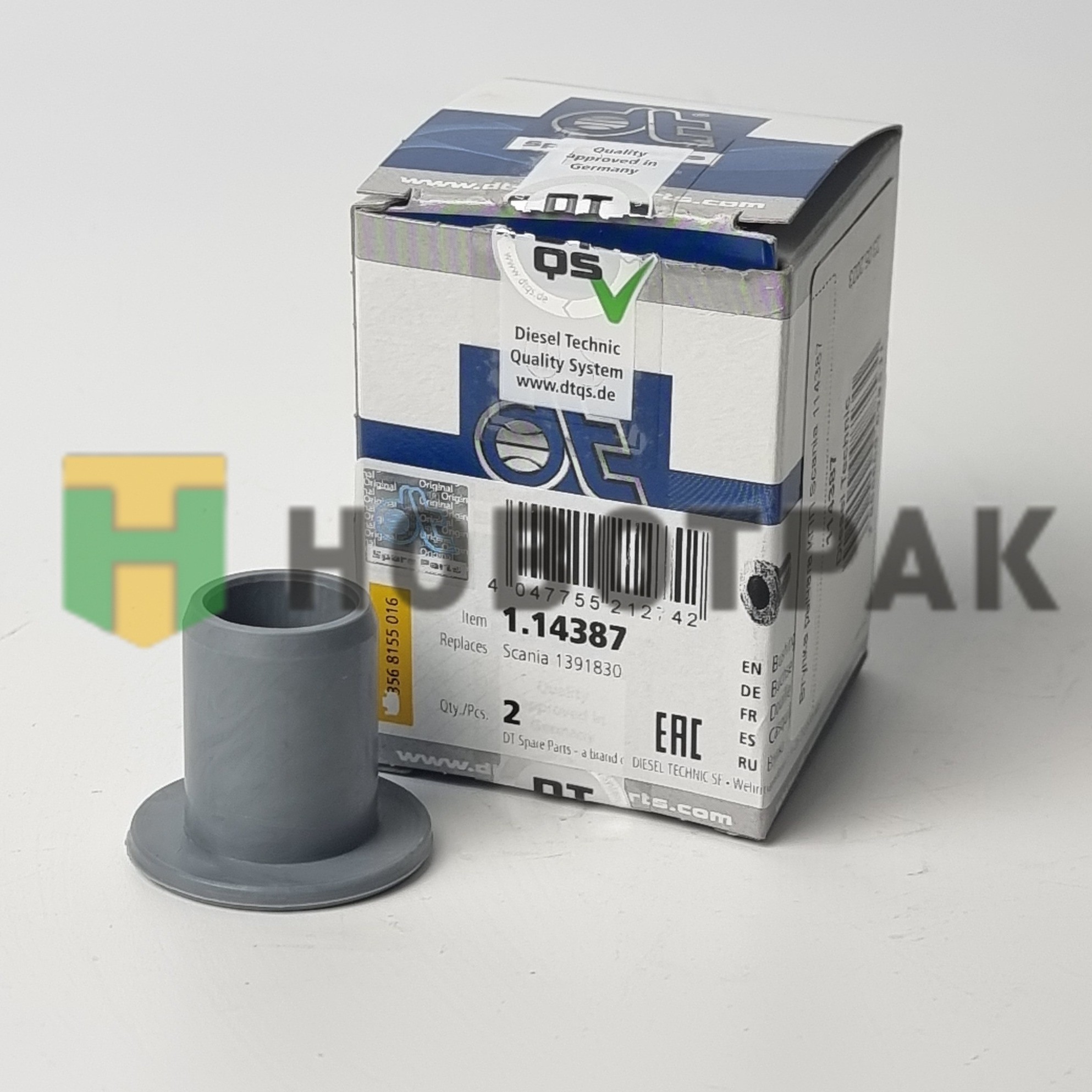 Втулка 16х21,5х30 SC 114387