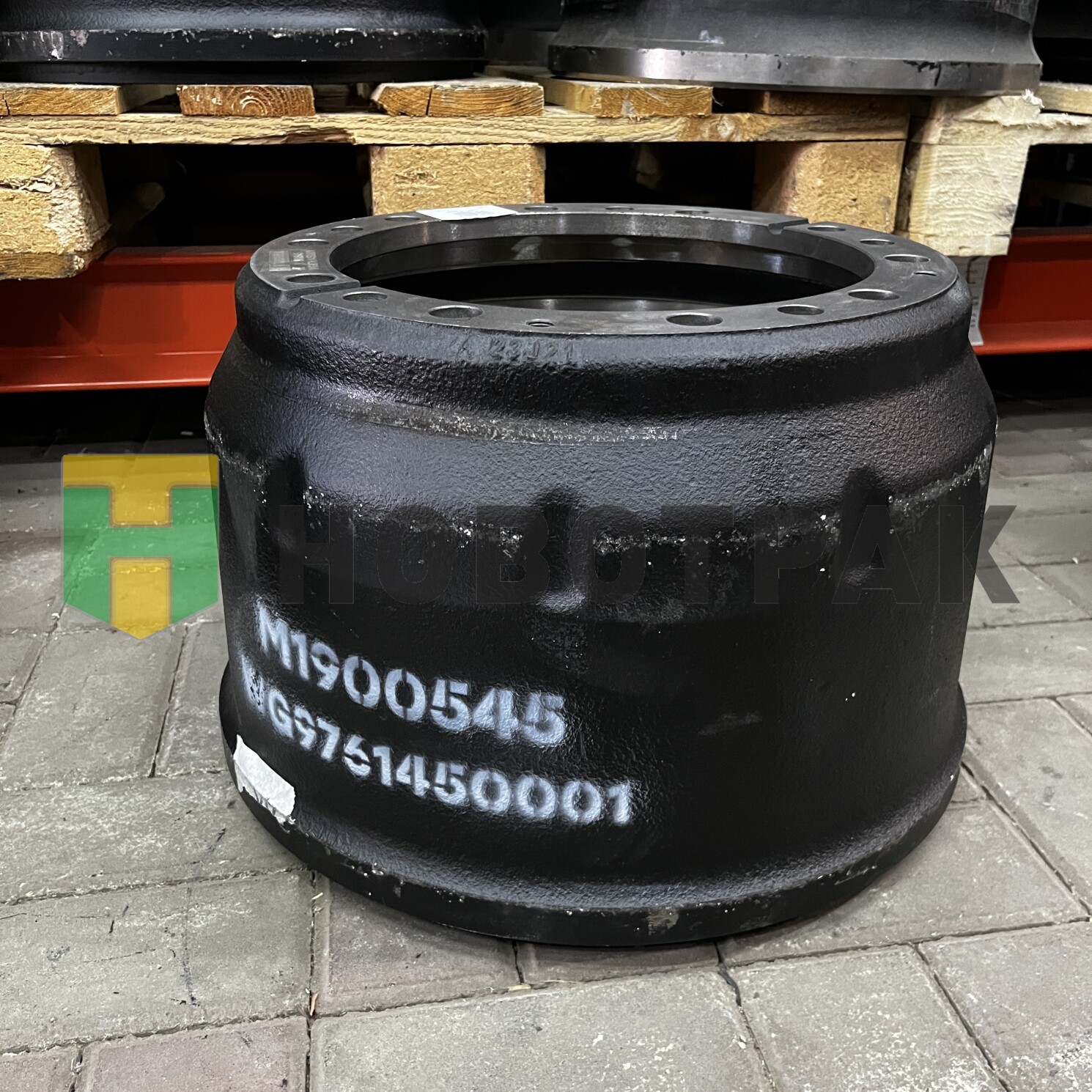 Барабан тормозной HOWO задний WG9761450001/M1900545