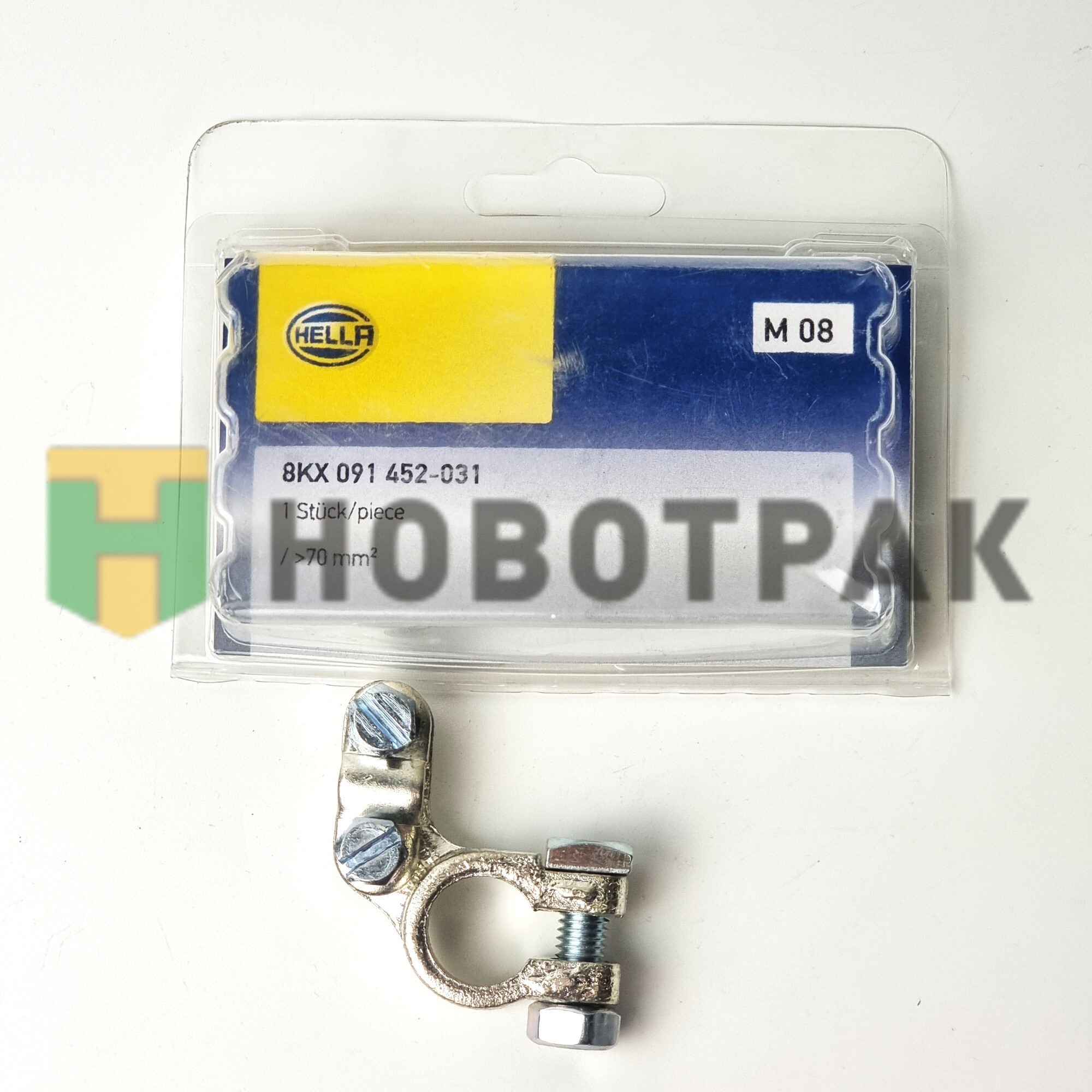 Клемма аккумуляторная [(-) D=15,9] 8KX091452031