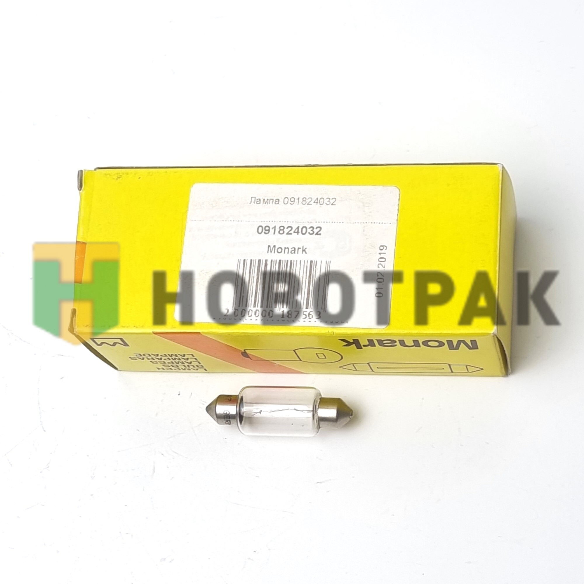 Лампа накаливания C18W 24V 18W SV8.5-8 41мм 091824032