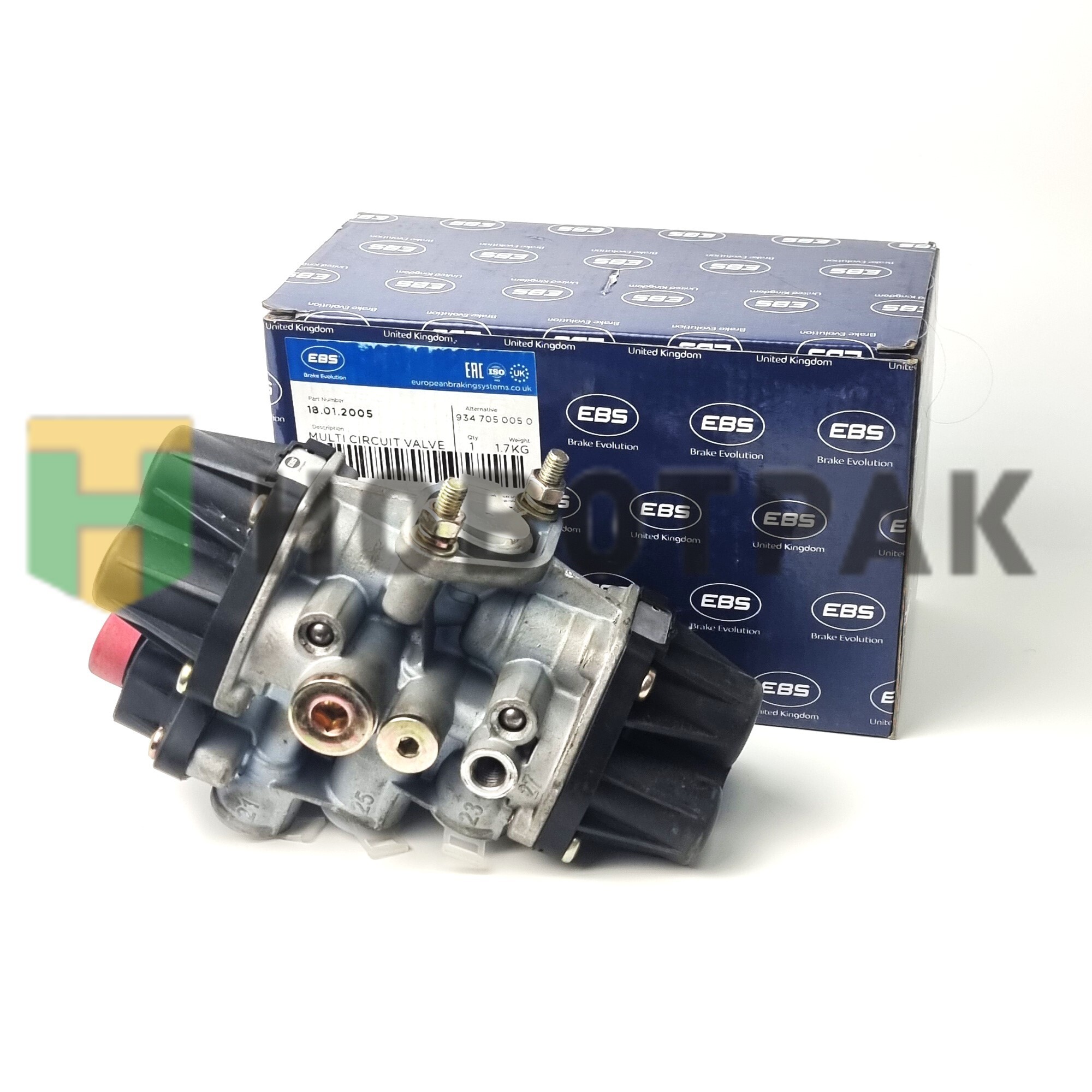 Клапан защитный 4-х контурный MB Actros 9347050057/18012005