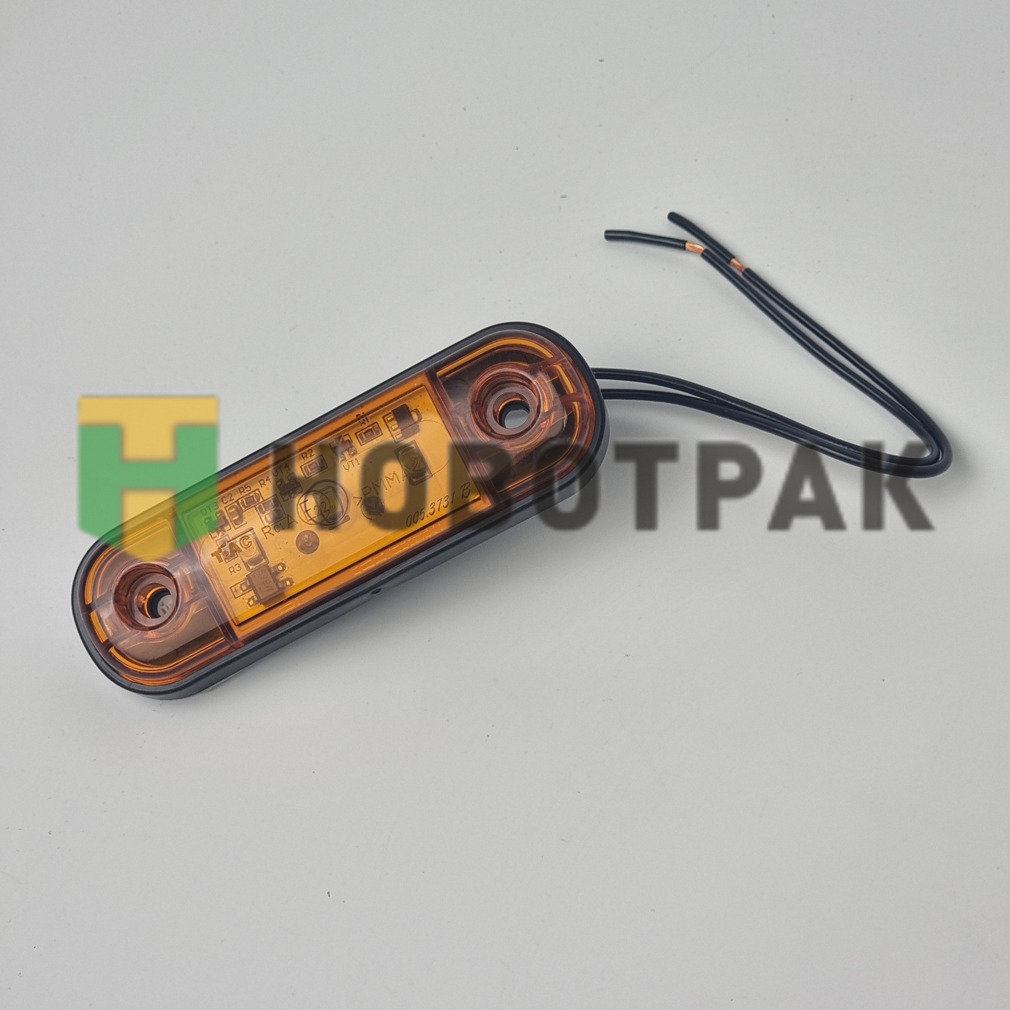 Фонарь габаритный мигающий желтый LED 014373107МЖ