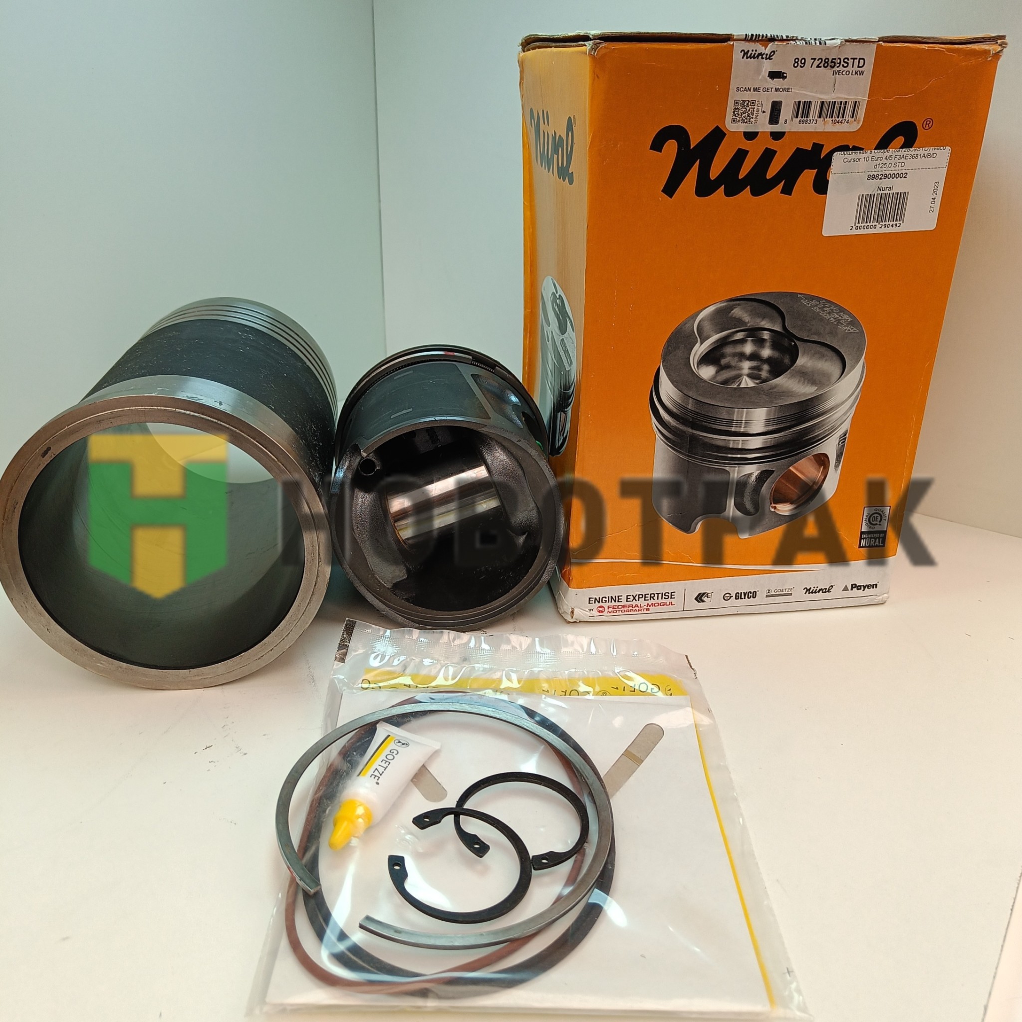 Поршневая в сборе (8972859STD) Iveco Cursor 10 Euro 4/5 F3AE3681A/B/D d125.0 STD