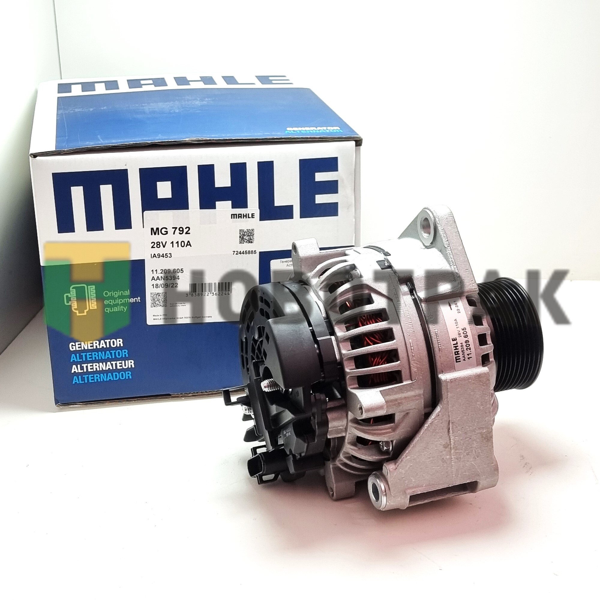 Генератор 28V/100A под фишку Actros/Axor/Atego MG792