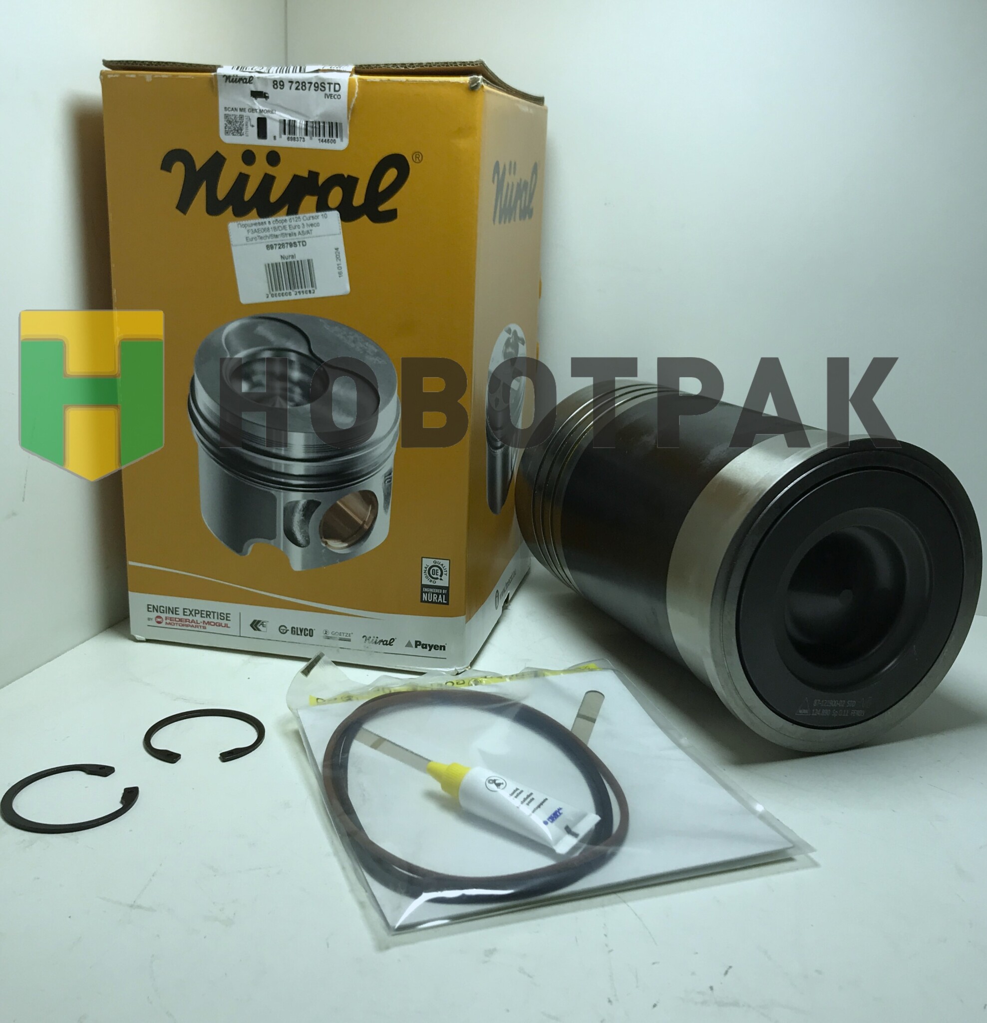 Поршневая в сборе d125 Cursor 10 F3AE0681B/D/E Euro 3 Iveco EuroTech/Star/Stralis AS/AT