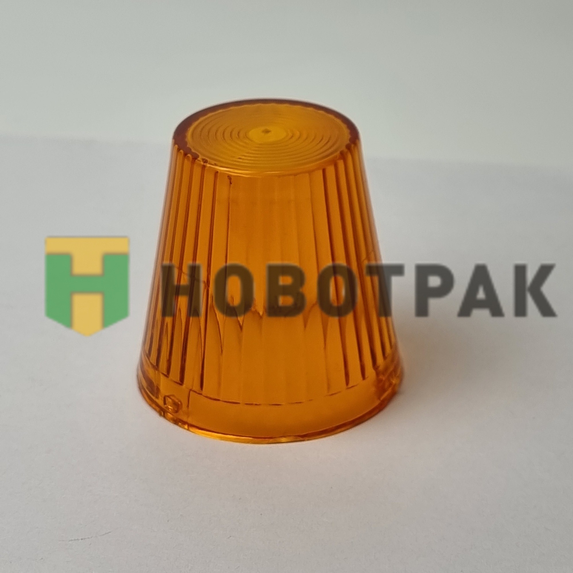 Стекло фонаря автопоезда, оранжевое