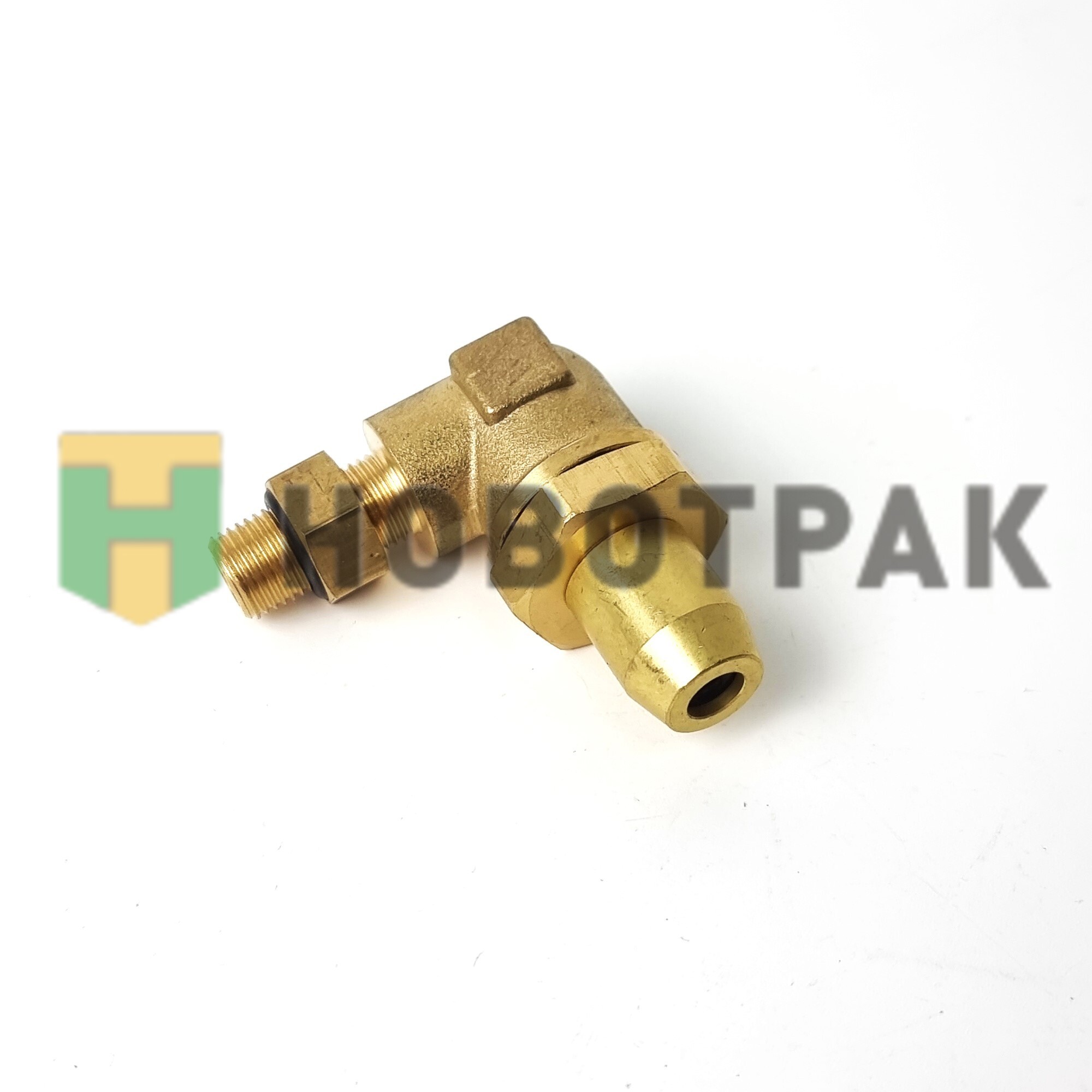 Фитинг угловой (латунь) 6-M10x1 INF111006L