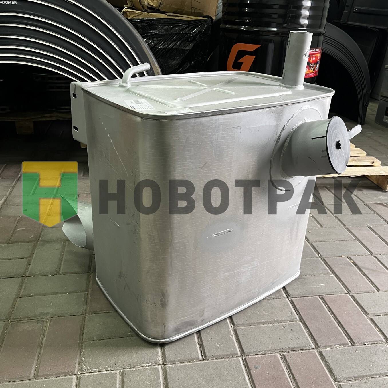 Глушитель основной MB Actros Евро-2/3 (бочка) M7442001