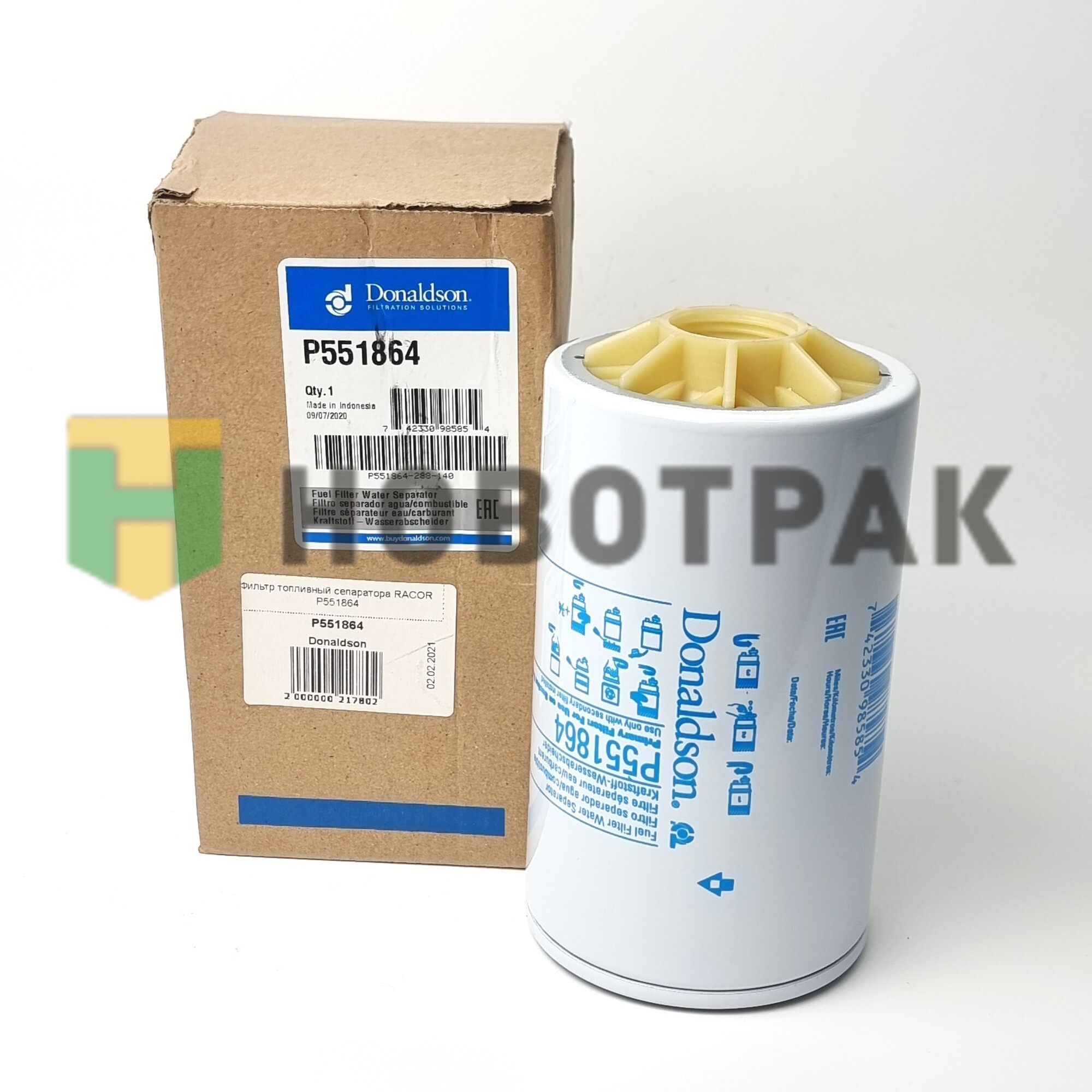 Фильтр топливный сепаратора RACOR P551864