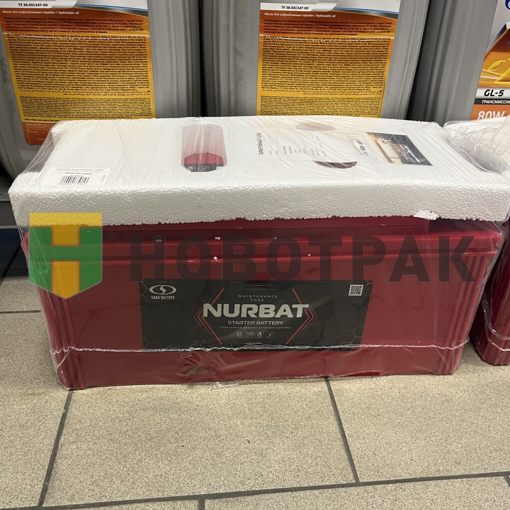 Аккумуляторная батарея NURBAT 6СТ-190L (евро) IRD51901200R
