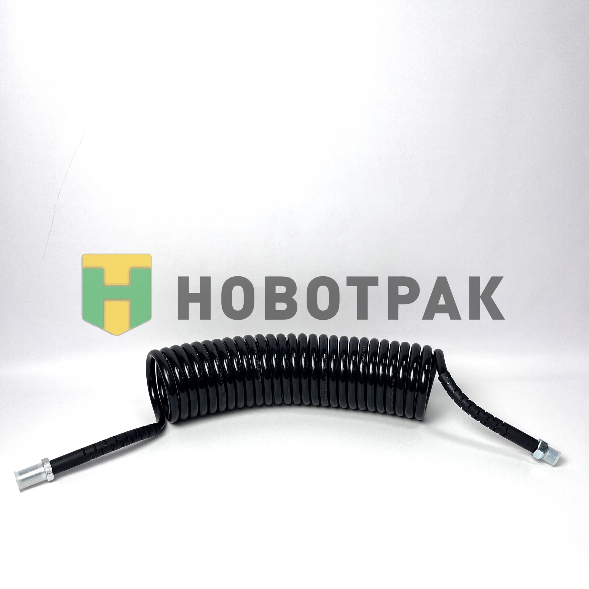 Шланг тормозной КАМАЗ-5490 спиральный черный M7363401