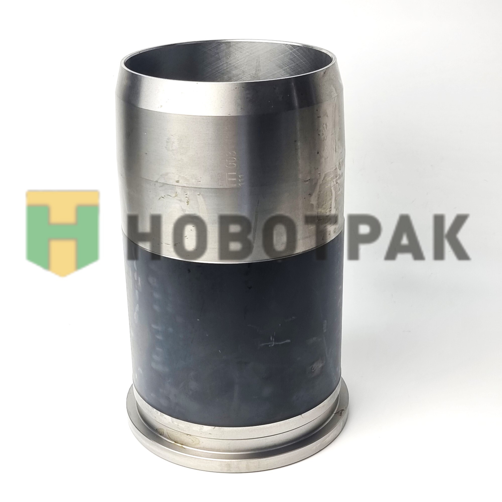 Гильза d130 (New 001LW00133001) R6/8 H+F=10.12 +1.1 с канавкой под охлажд MB OM501.502LA