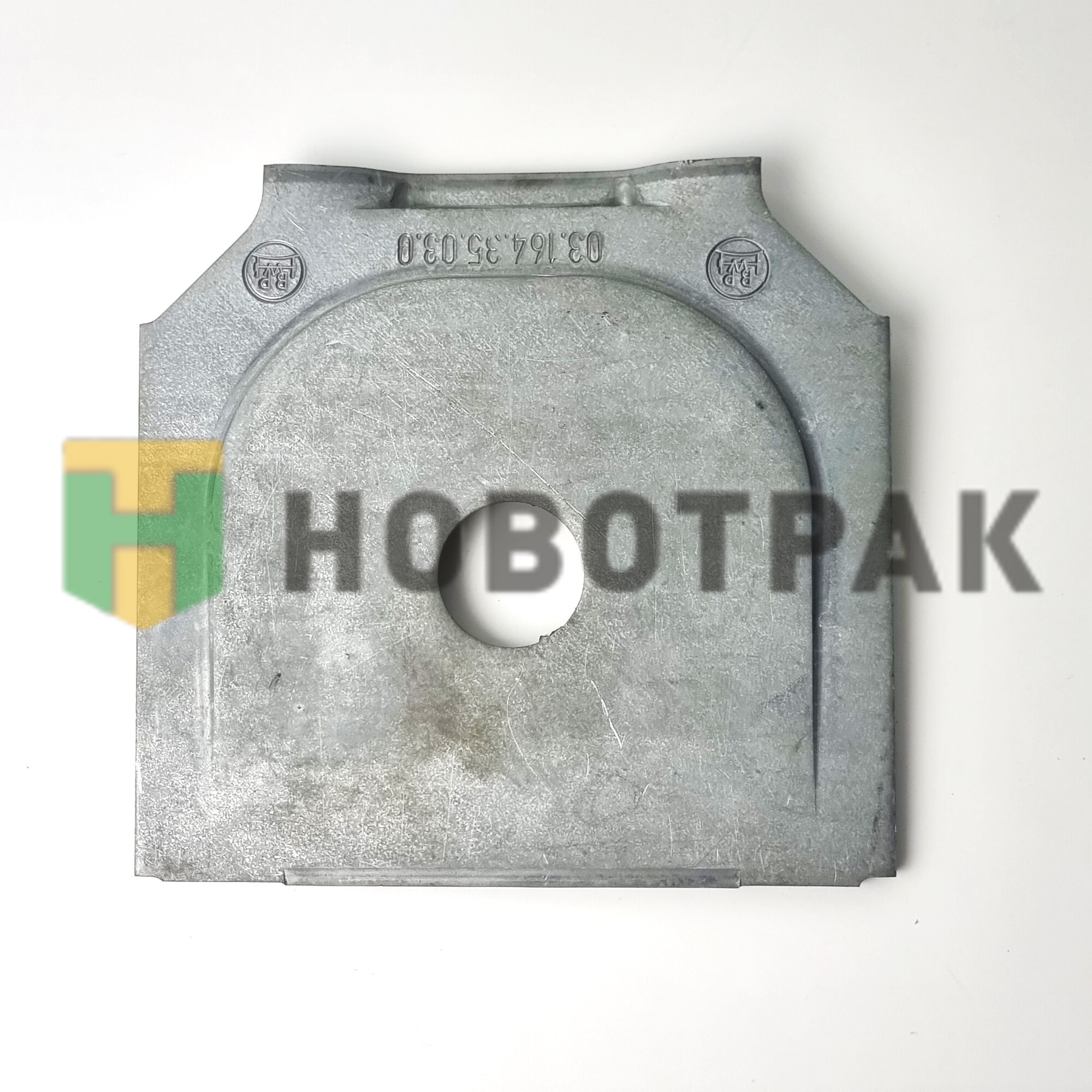 Формованная пластина 125*120*5 D=24 BPW сменная