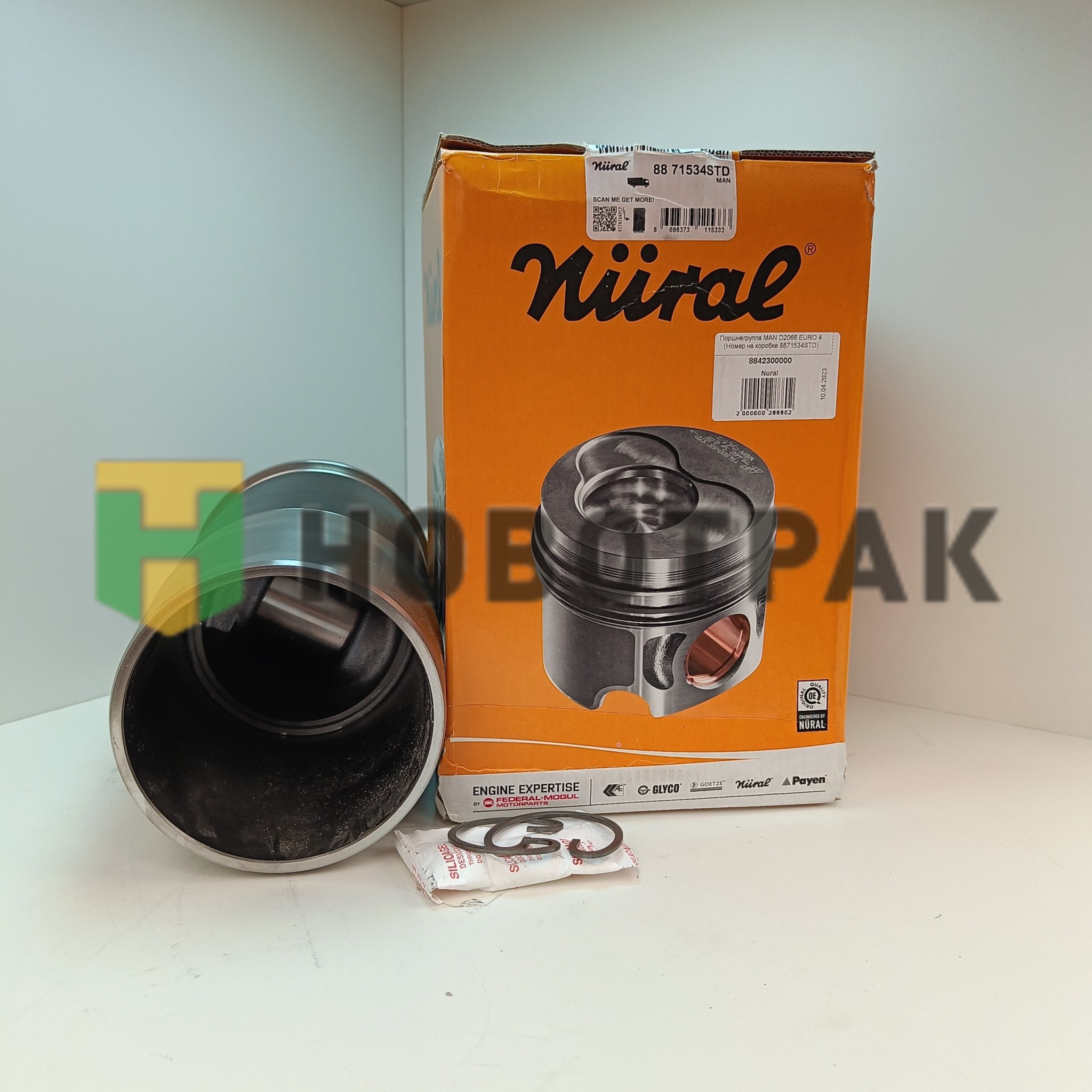 Поршнегруппа MAN D2066 EURO 4 (Номер на коробке 8871534STD)