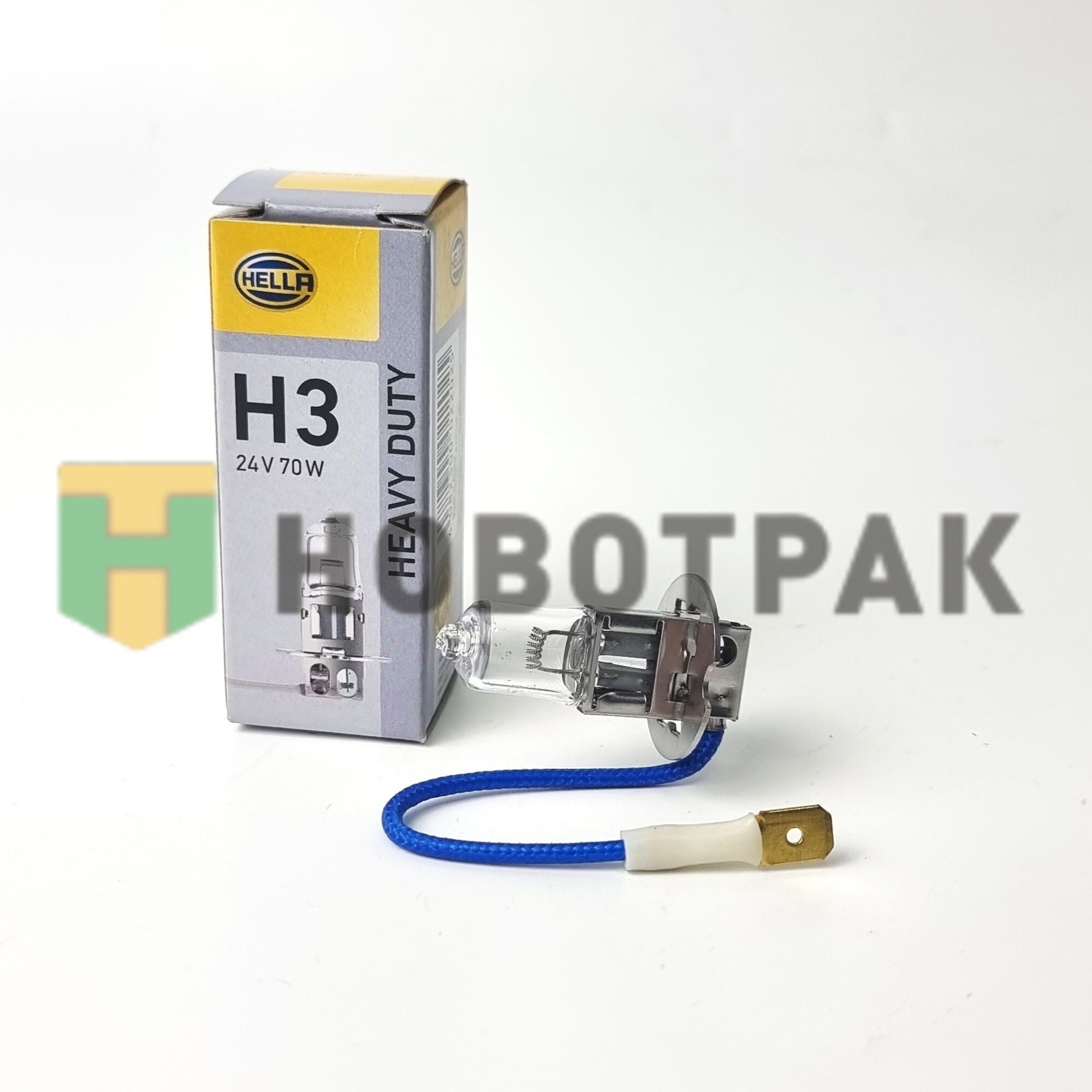 Лампа галогенная H3 24V 70W PK22s (спроводком) 8GH002090251