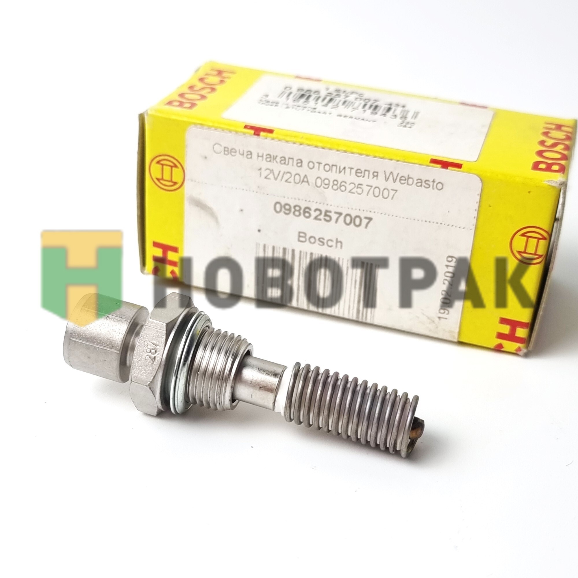 Свеча накала отопителя Webasto 12V/20A 0986257007