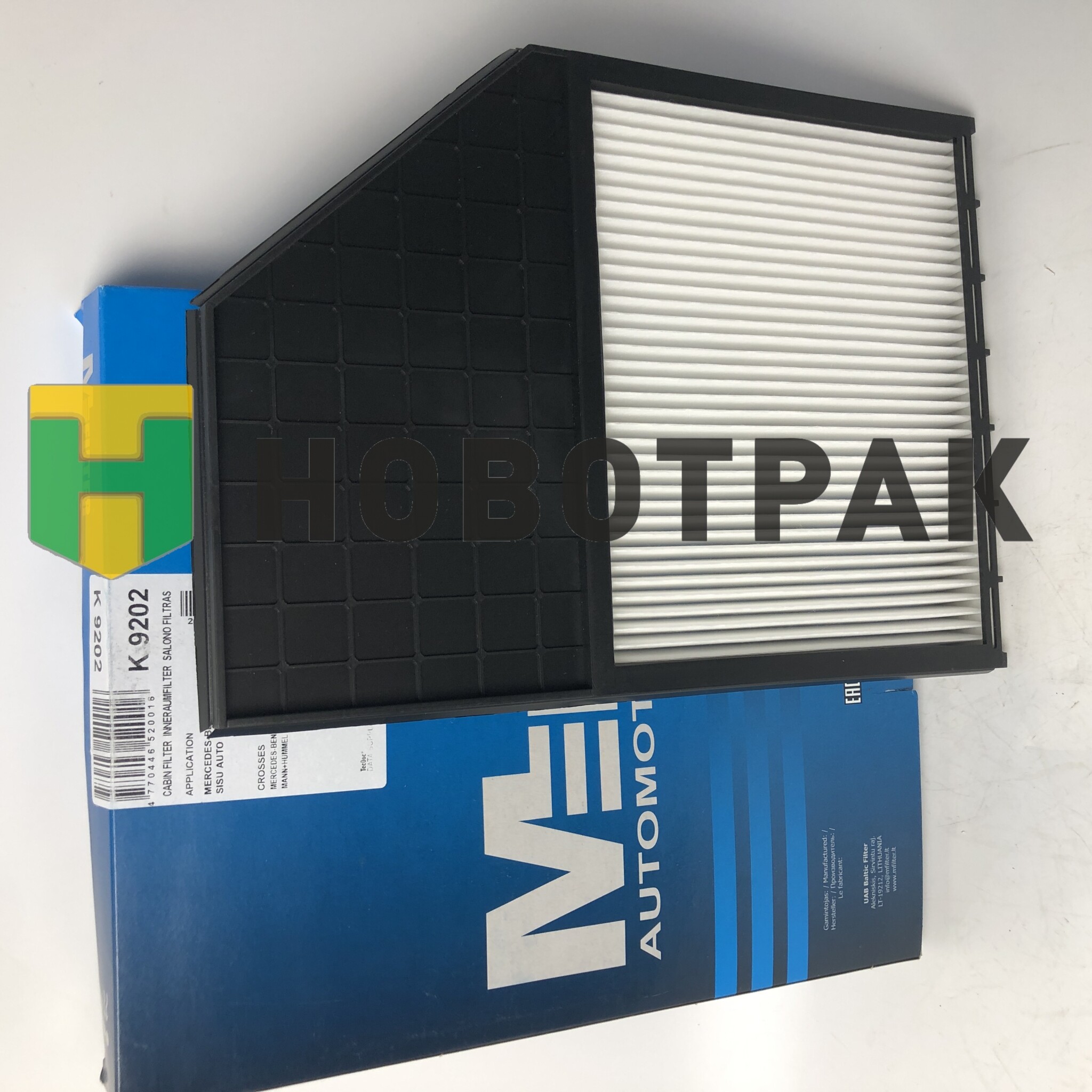 Фильтр салона MB/КАМАЗ K9202