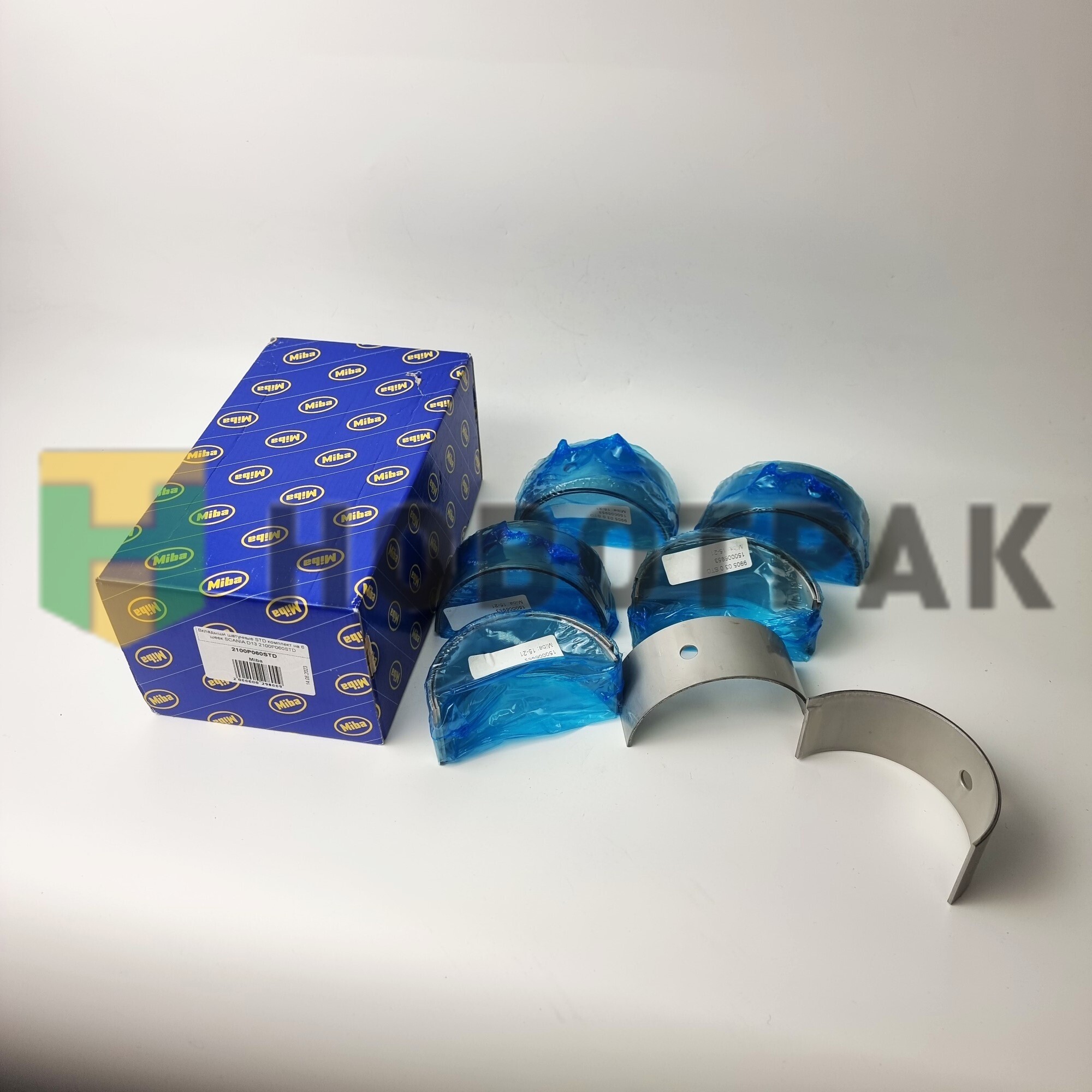 Вкладыши шатунные STD комплект на 6 шеек SCANIA D13 2100P060STD