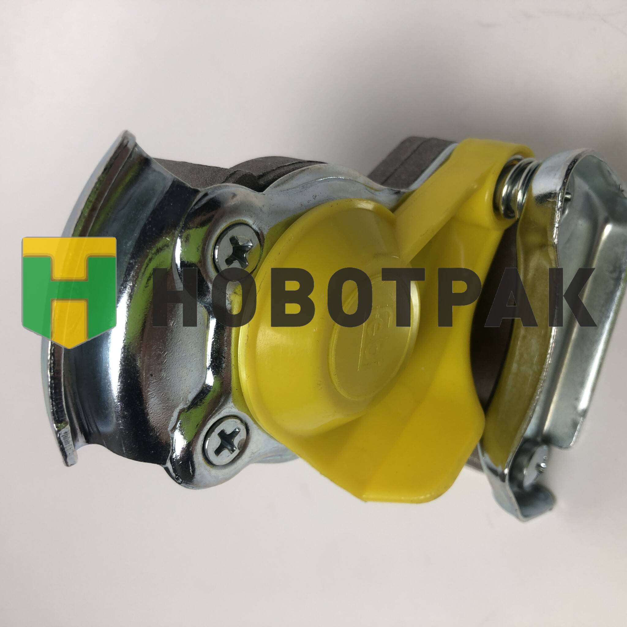 Головка соединительная с клапаном желтая M16*1.5 07079