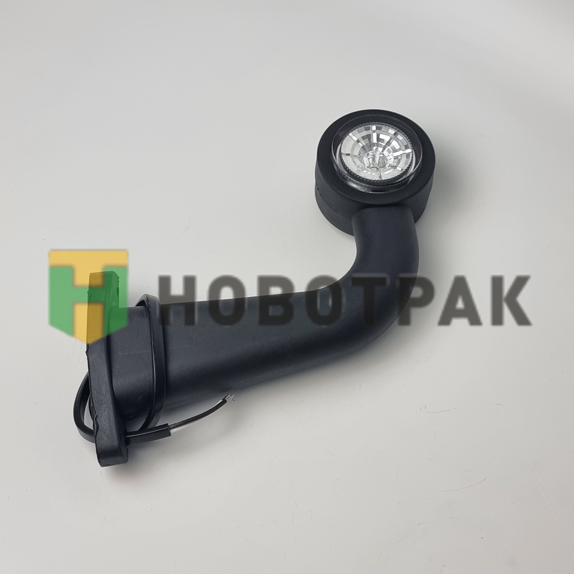 Фонарь габаритный LED на длинной резиновой ножке (угол 90) с проводом FT009FLED