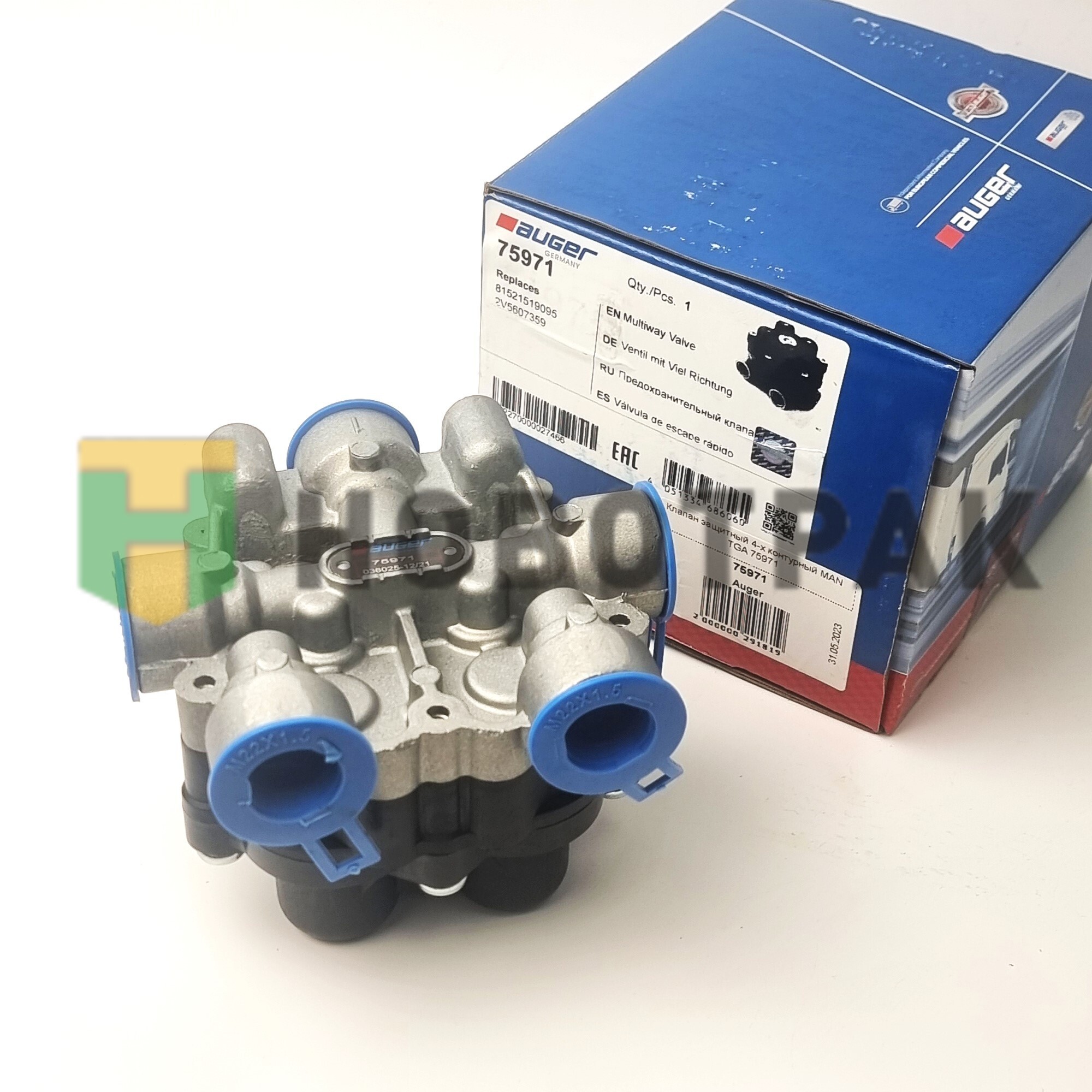 Клапан защитный 4-х контурный MAN TGA 75971