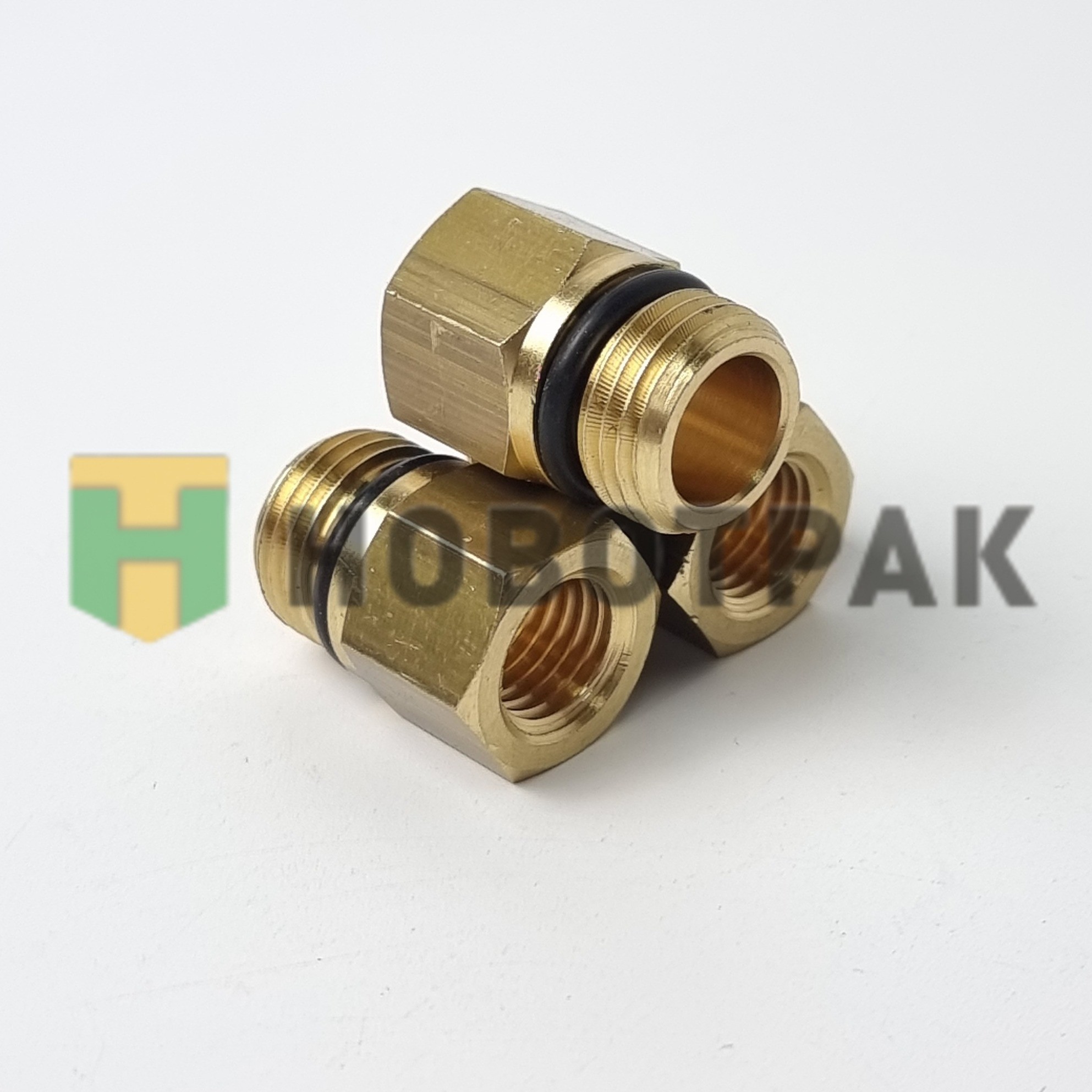 Переходник (бронзовый) M16/F12 D2532M16X15-M12X15