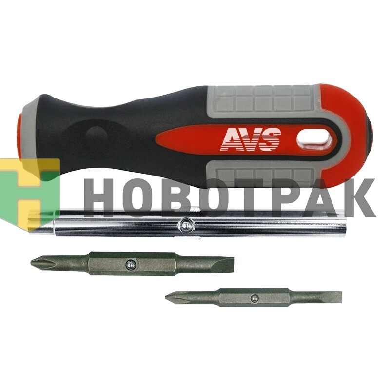 Отвертка комбинированная 4в1 (175 мм) AVS OSK-4 A40204S